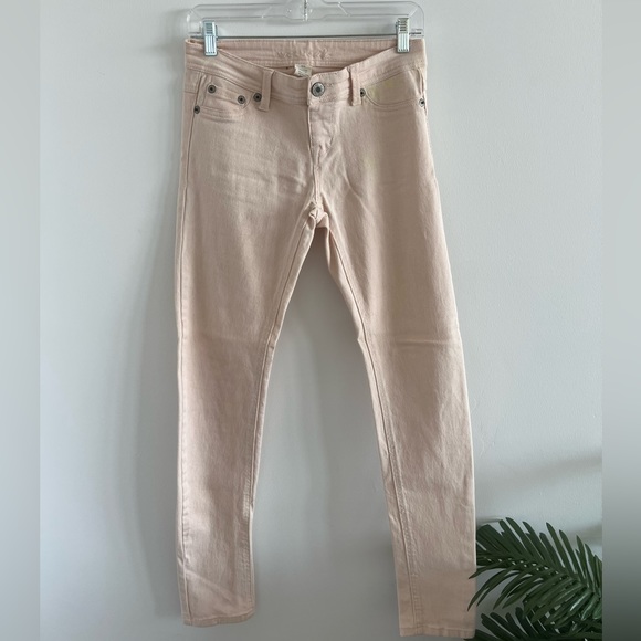Blush pink skinny jeans - Picture 1 of 5
